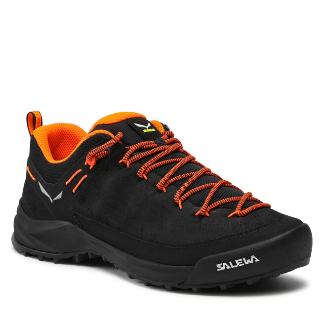 Трекинговые ботинки Salewa Wildfire Leather, черный трекинговые ботинки salewa wildfire edge серый