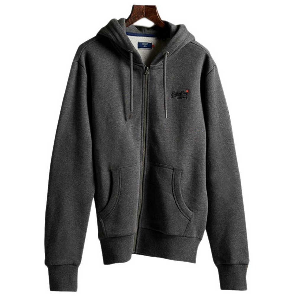 

Толстовка Superdry Orange Label Classic NS Full Zip, серый