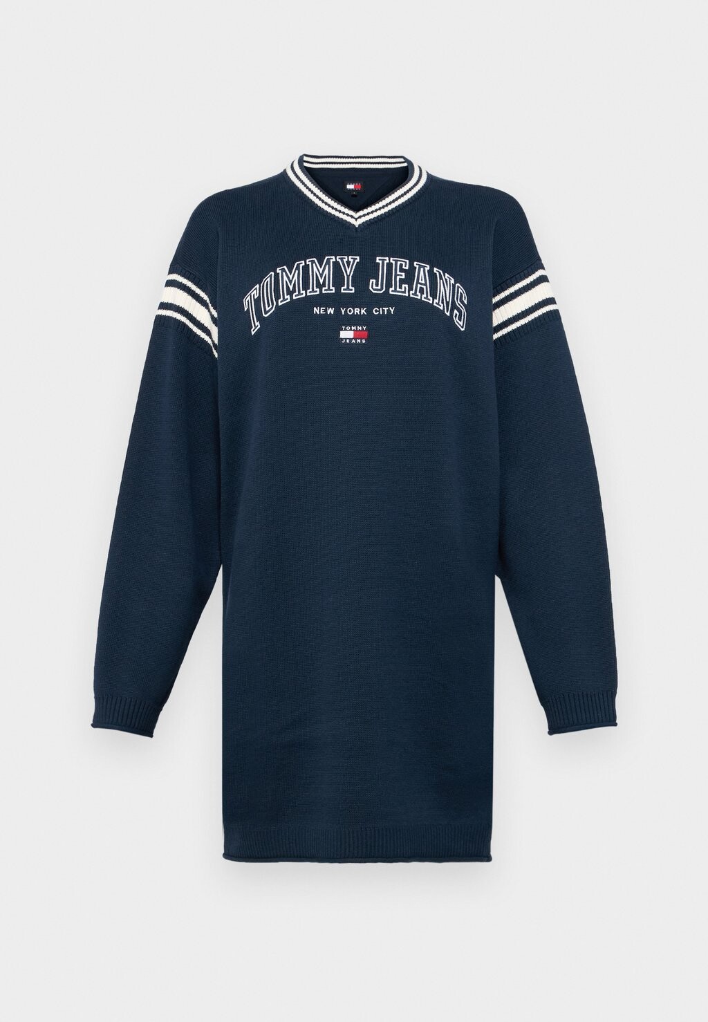 

Трикотажное платье VARSITY MINI DRESS Tommy Hilfiger, темно-синий