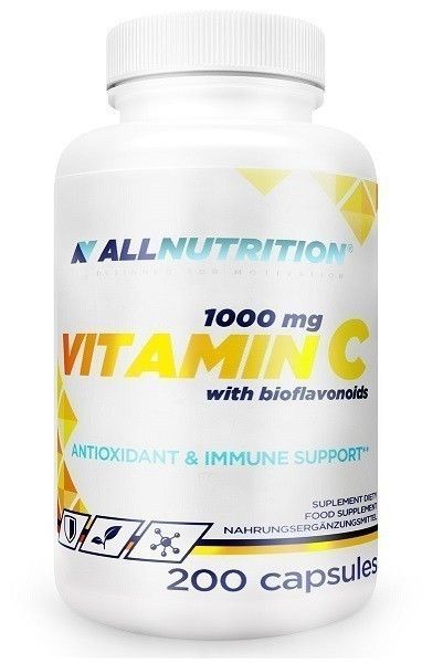 Витамин С в капсулах Allnutrition Vitamin C+Bioflawonoidy, 200 шт