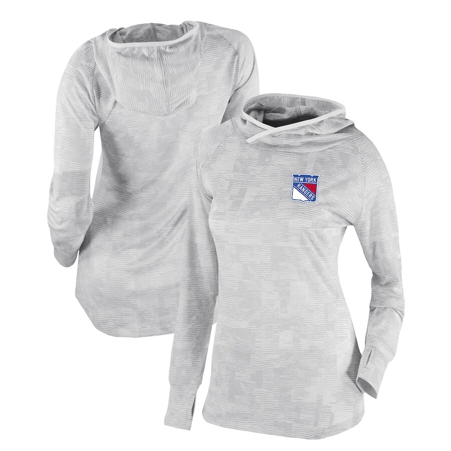 

Пуловер с капюшоном Columbia New York Rangers, белый