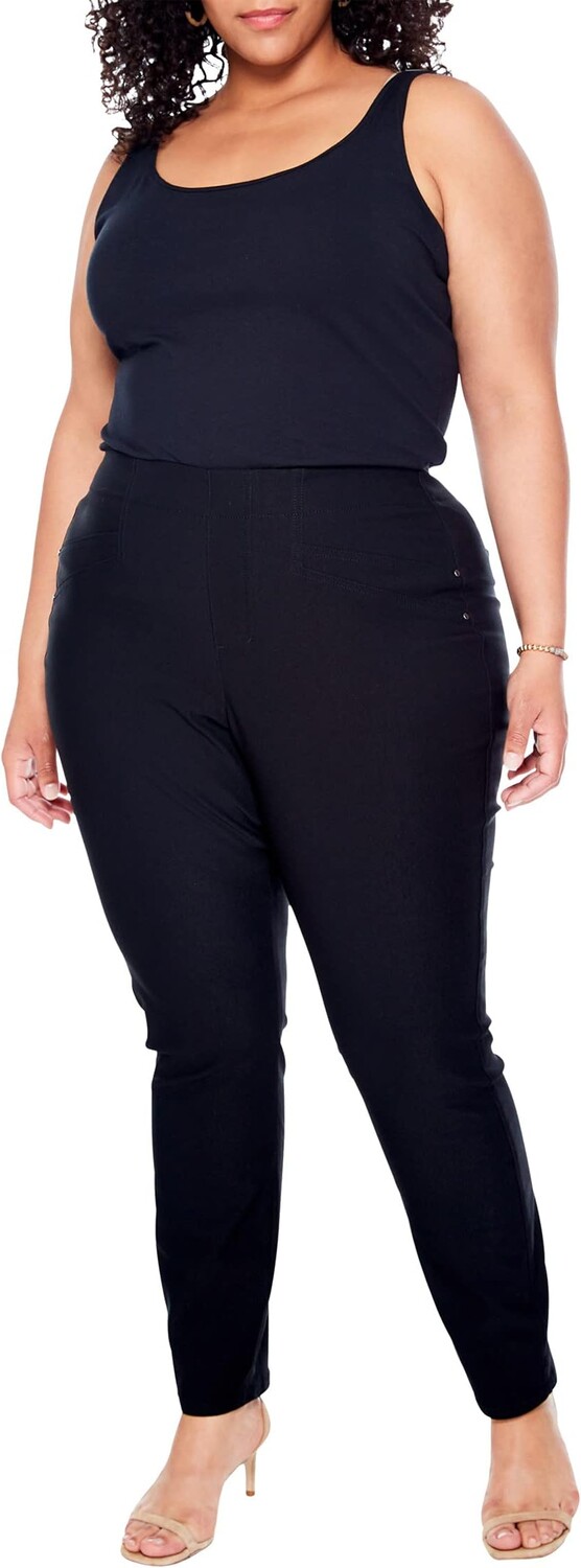 

Джинсы Plus Size Wonderstretch Jeans NIC+ZOE, цвет Black Onyx