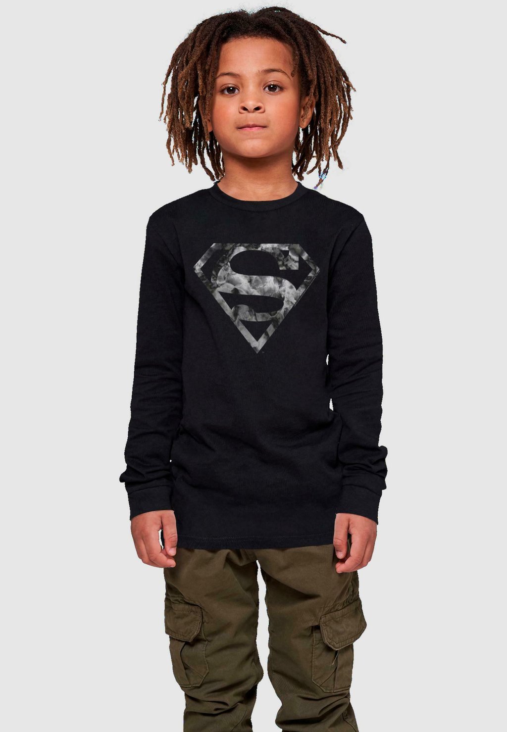 

Топ с длинными рукавами DC ORIGINALS MARBLE SUPERMAN LOGO ABSOLUTE CULT, цвет black