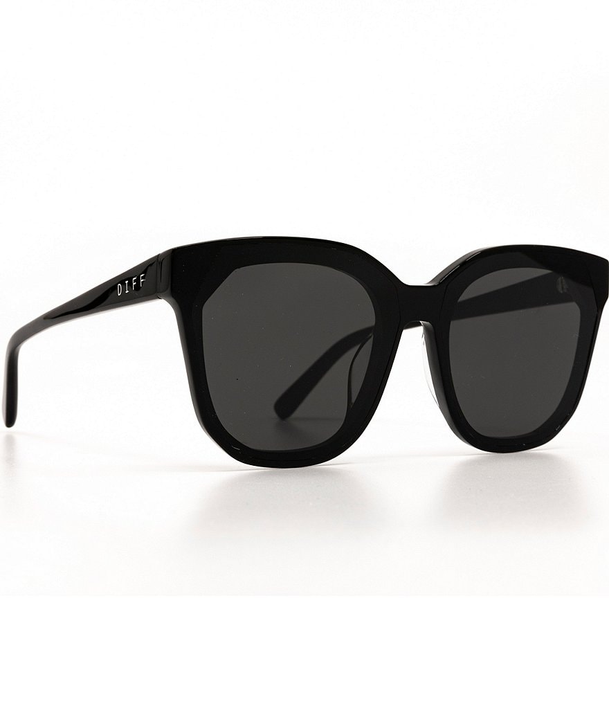DIFF Eyewear Большие квадратные солнцезащитные очки Gia, черный