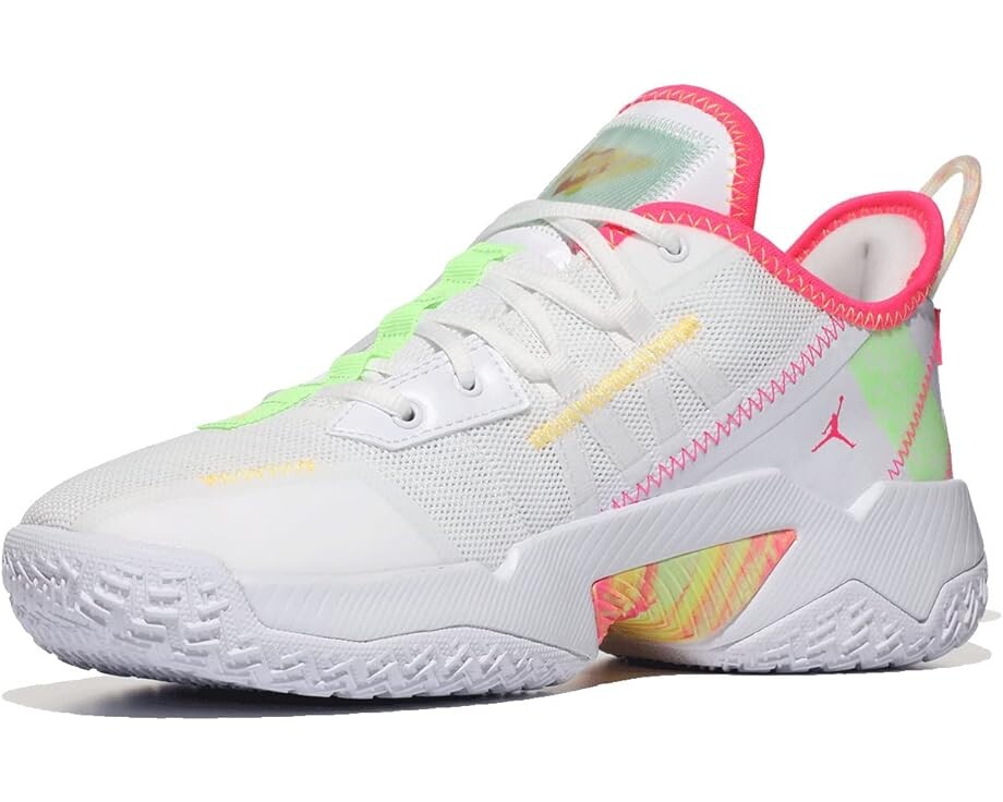 

Кроссовки Jordan Jordan One Take II, цвет White/Hyper Pink/Lime Glow/Citron Pulse