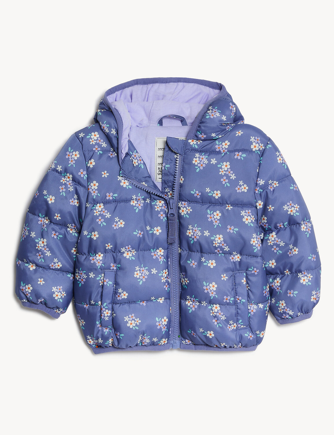 

Пальто с цветочным принтом – (0–3 года) Marks & Spencer