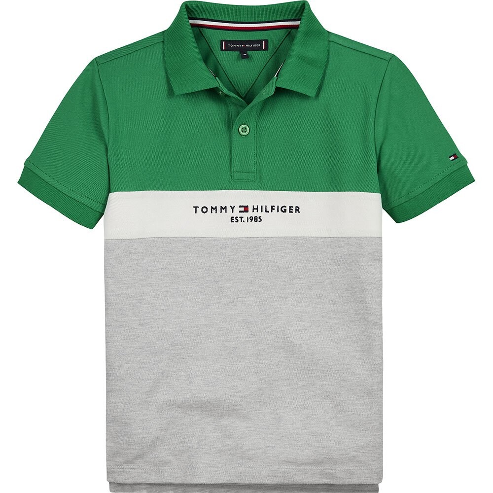 

Поло с коротким рукавом Tommy Hilfiger Established, зеленый