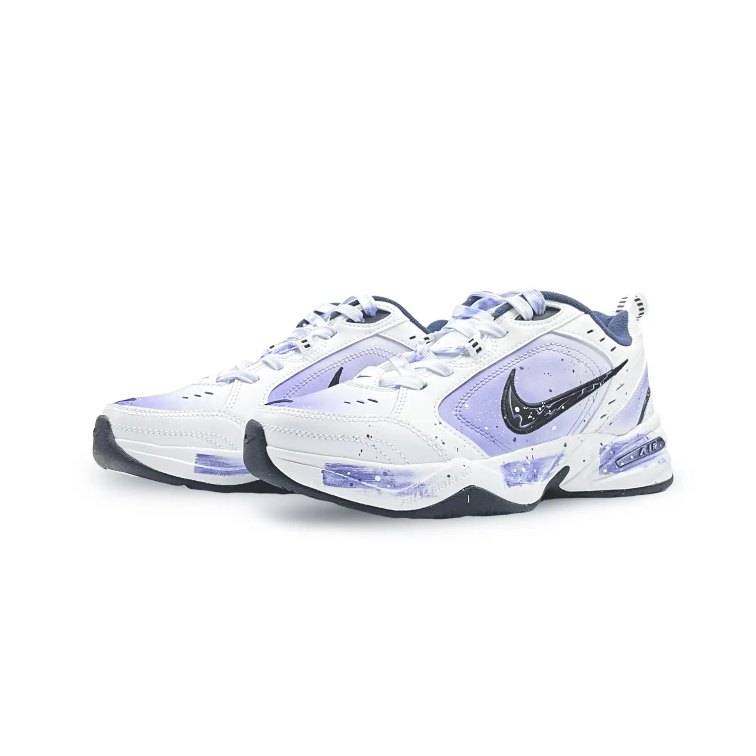 

Кроссовки Nike Air Monarch 4 Chunky Sneakers Unisex Low-top White/purple, белый