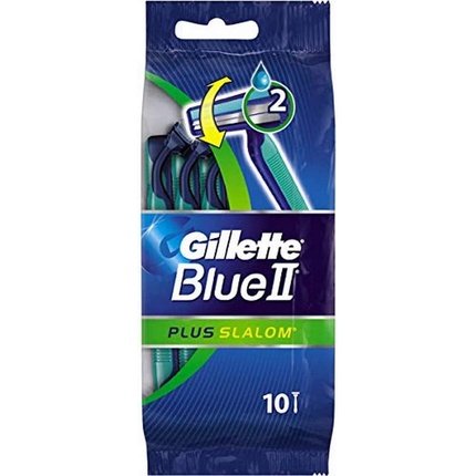 Бритва для слалома Blue Ii Plus, набор из 10 шт., Gillette