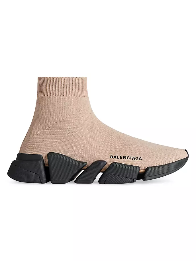 

Кроссовки Speed 2.0 Monocolor из переработанной вязки Balenciaga, черный