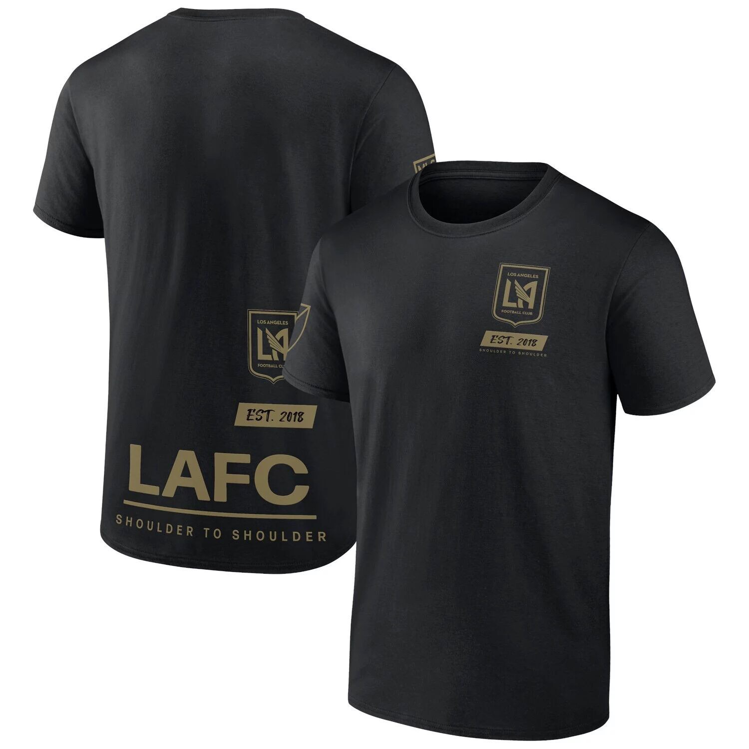 

Мужская черная футболка с логотипом Fanatics Team Success LAFC