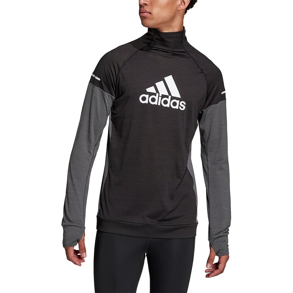 

Футболка с длинным рукавом adidas Block, черный