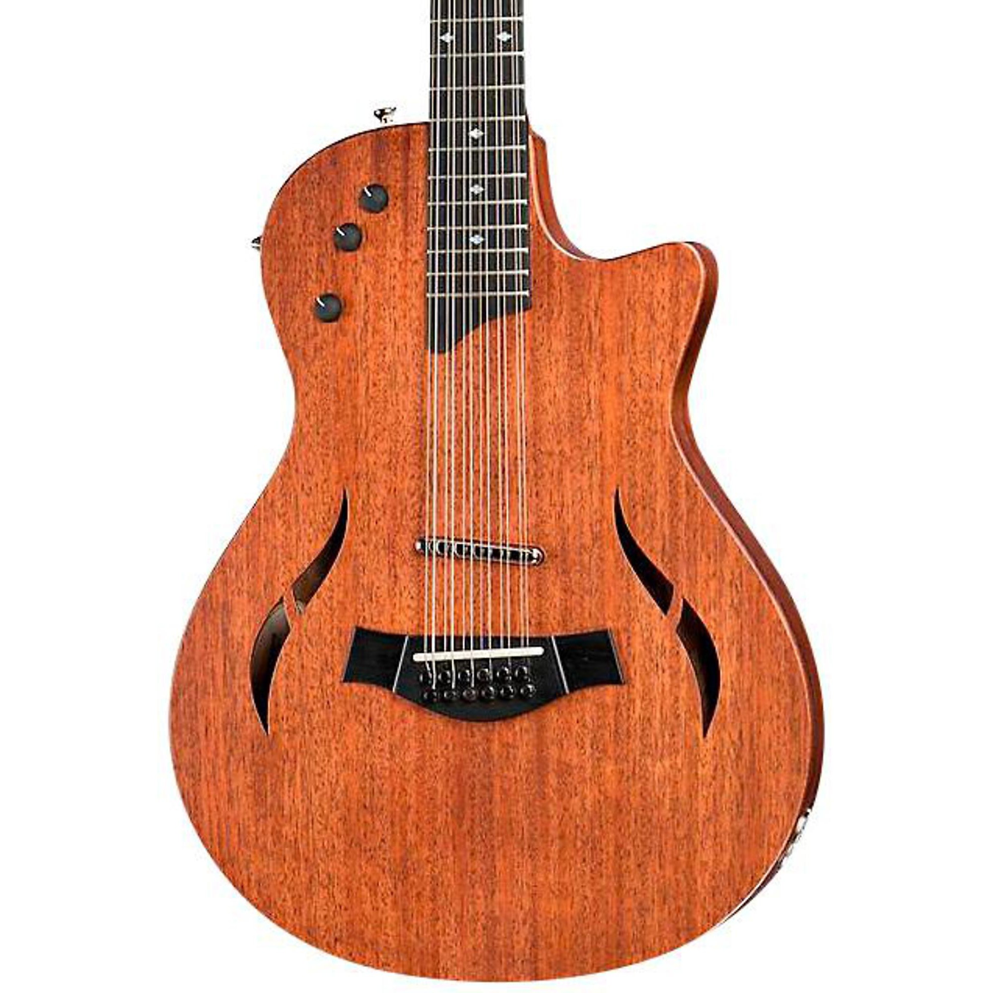 Taylor T5z Классическая акустическая-электрическая 12-струнная гитара из красного дерева с верхом из красного дерева Natural человек из красного дерева