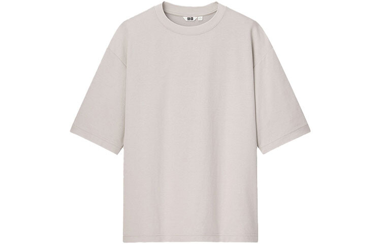 

UNIQLO Футболка унисекс с круглым вырезом Серая