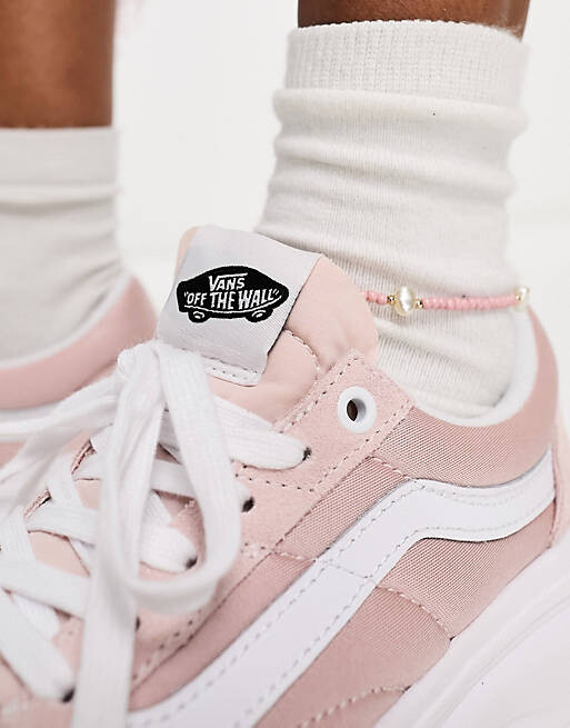 

Дымчато-розовые кроссовки Vans Old Skool Overt, Розовый