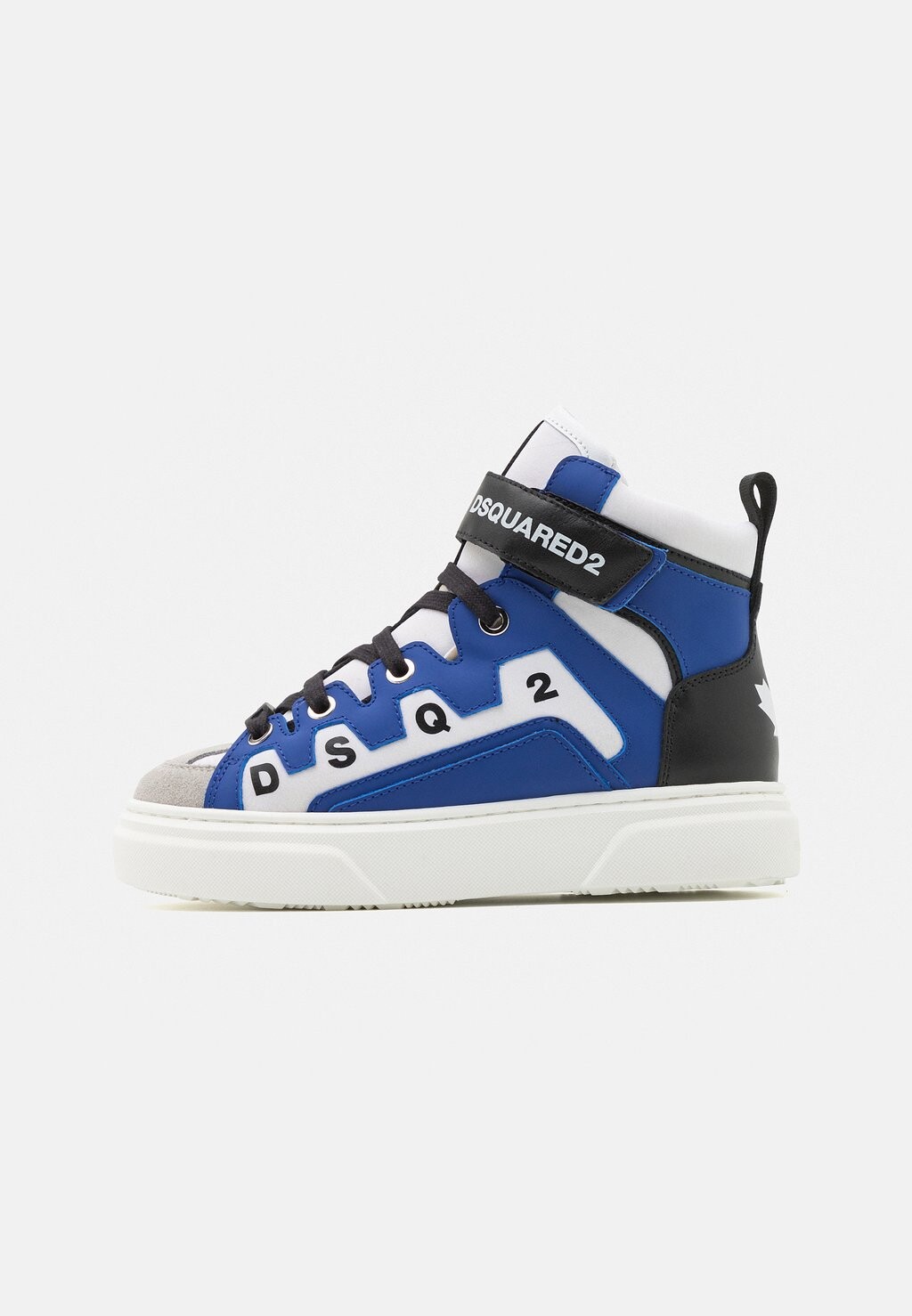 

Высокие кроссовки Unisex Dsquared2, цвет white/blue/grey/black