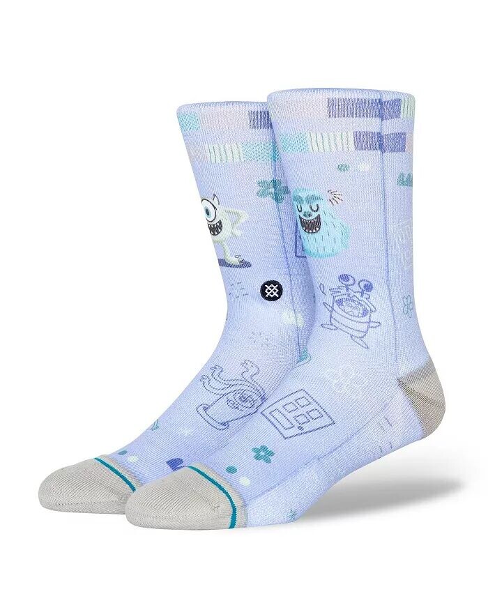 

Мужские и женские носки Monsters, Inc. Fresh Tek Crew Stance, фиолетовый