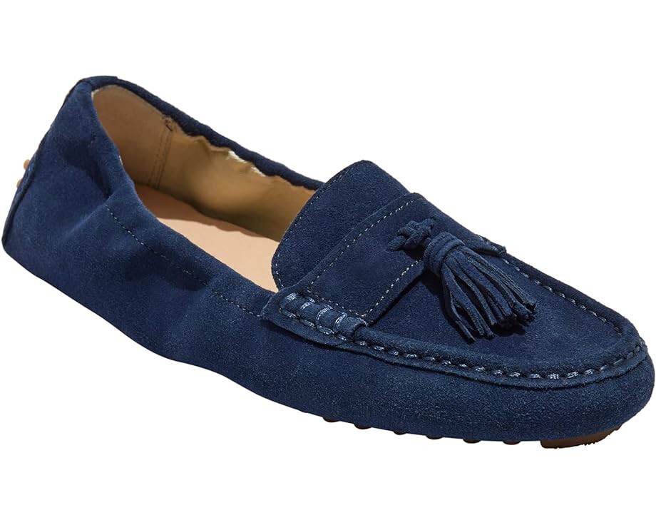 

Туфли на плоской подошве Jack Rogers Bedon Tassel Driver - Suede, цвет Midnight