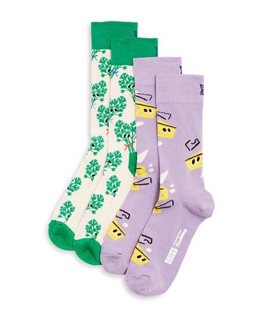 

Носки Cooking Crew из коллаборации с NYT, 2 шт. Happy Socks, цвет Multi