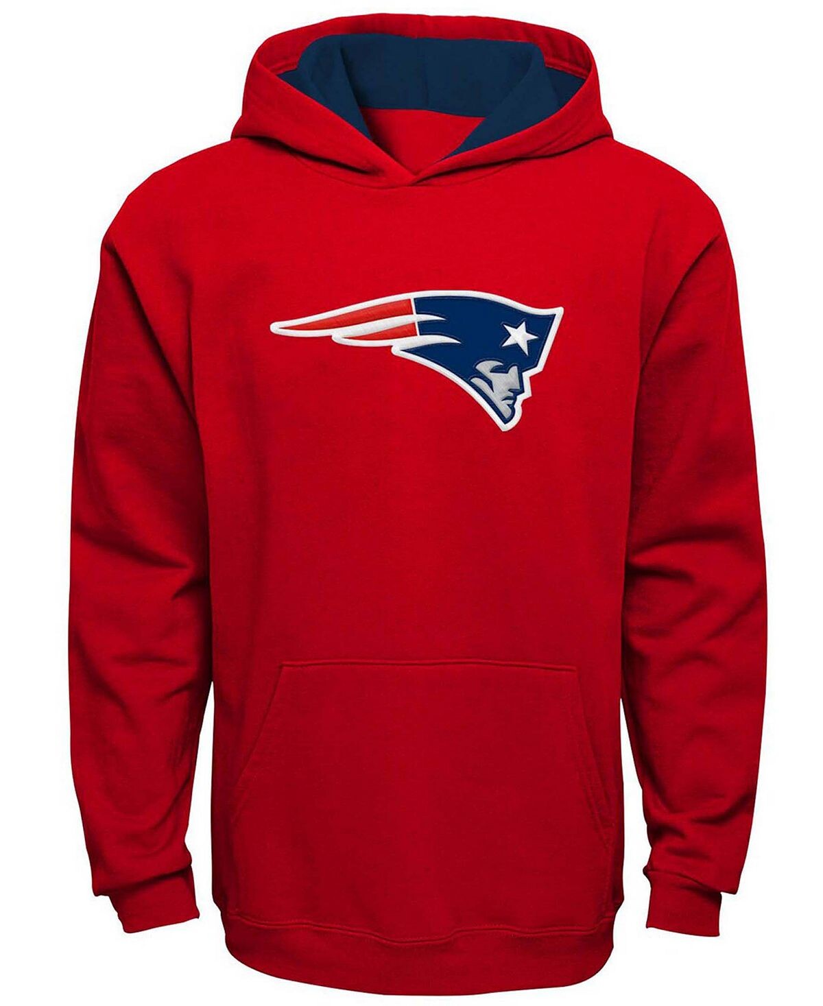 

Красный пуловер с капюшоном Big Boys New England Patriots Fan Gear Prime Outerstuff