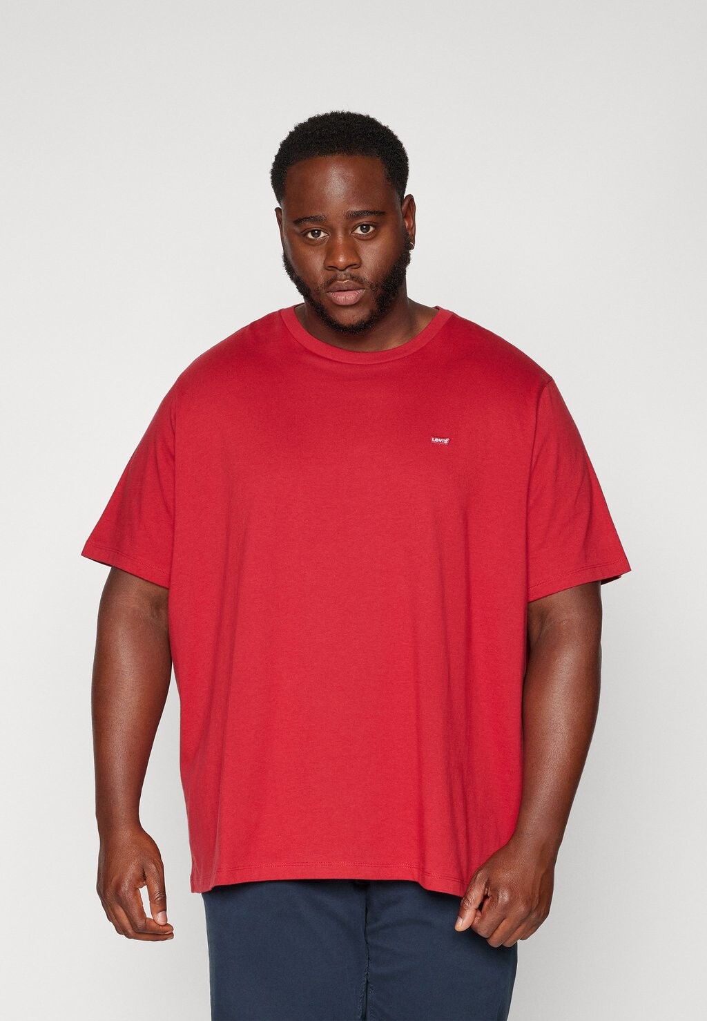 

Простая футболка BIG ORIGINAL TEE Levi's, темно-красный