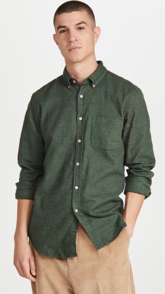 

Рубашка Portuguese Flannel Teca Brushed Flannel Button Down