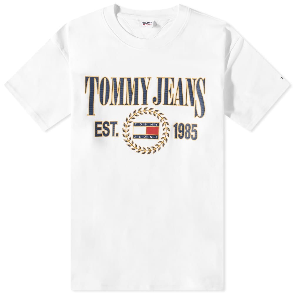 

Футболка с логотипом Tommy Jeans Luxe, белый