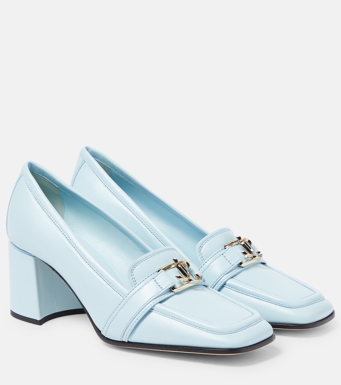 

Кожаные лоферы evin 65 Jimmy Choo, желтый