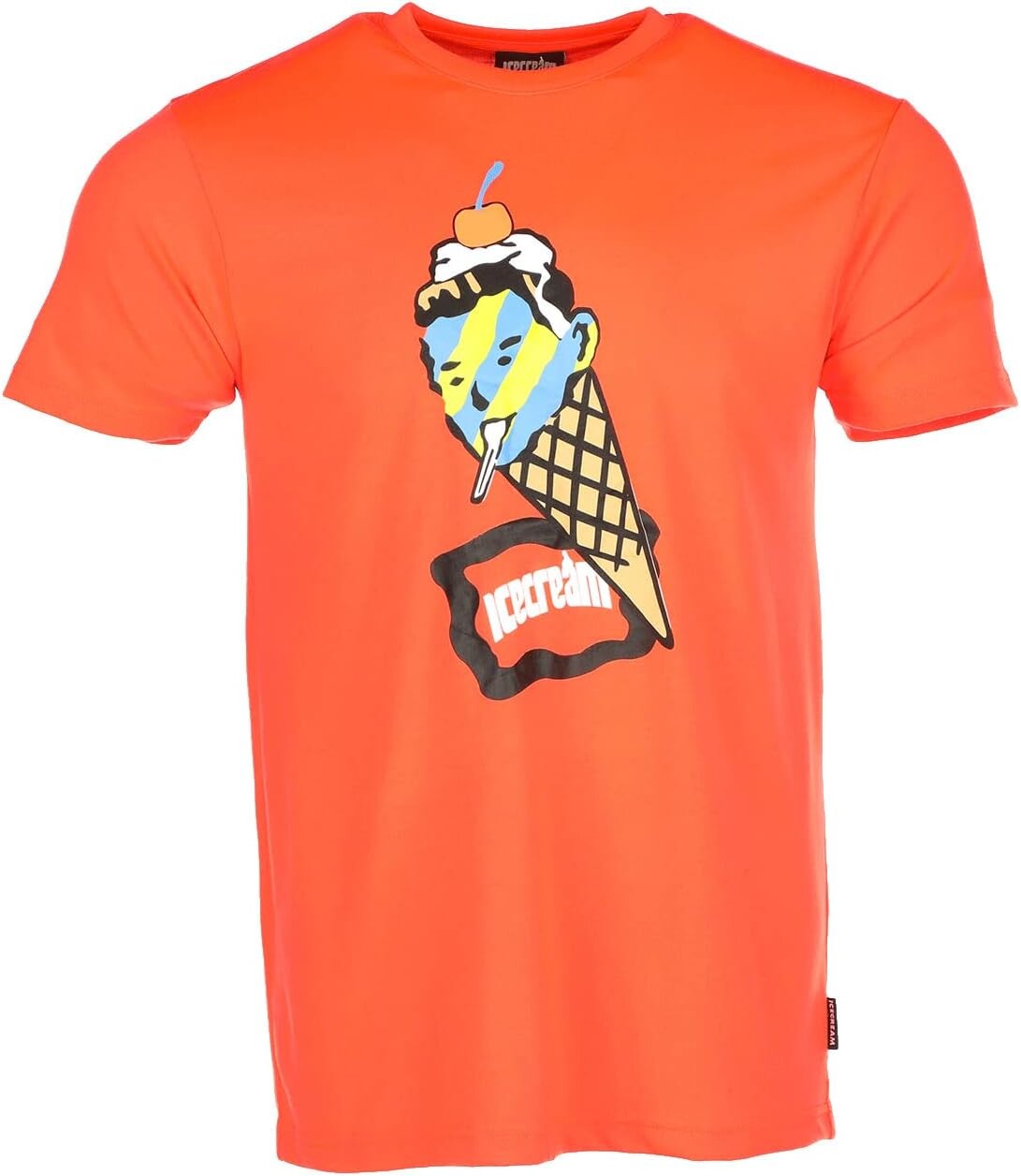 

Футболка Cone Man с короткими рукавами Ice Cream, цвет Neon Red