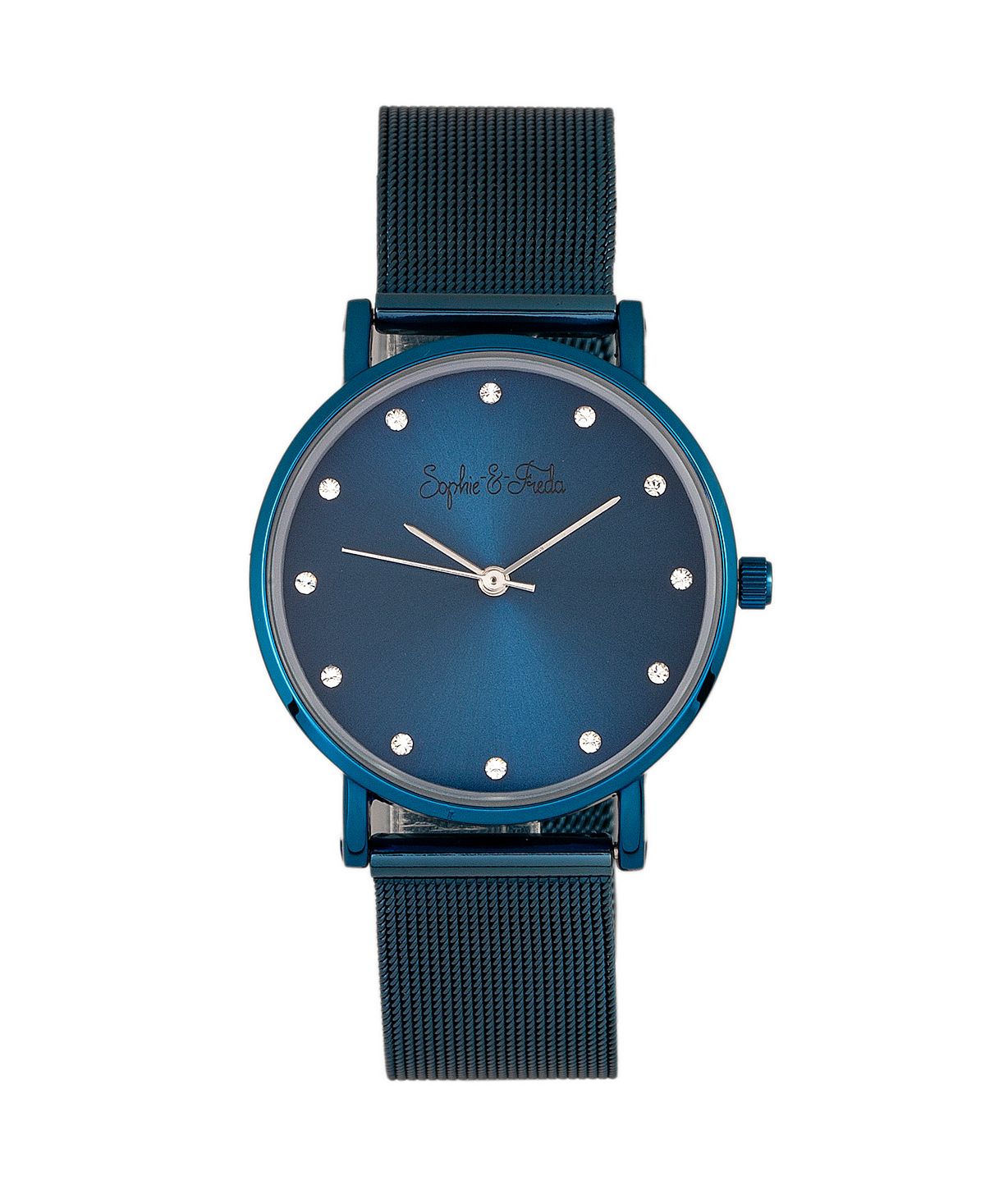цена Кварцевые часы из сплава Саванна 32 мм Sophie and Freda, синий