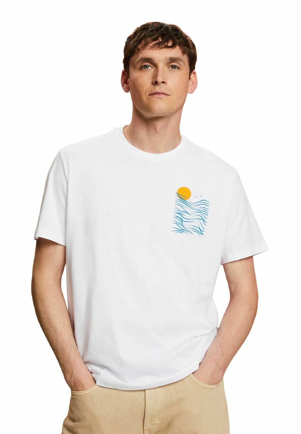 

Футболка с принтом edc by Esprit, белый