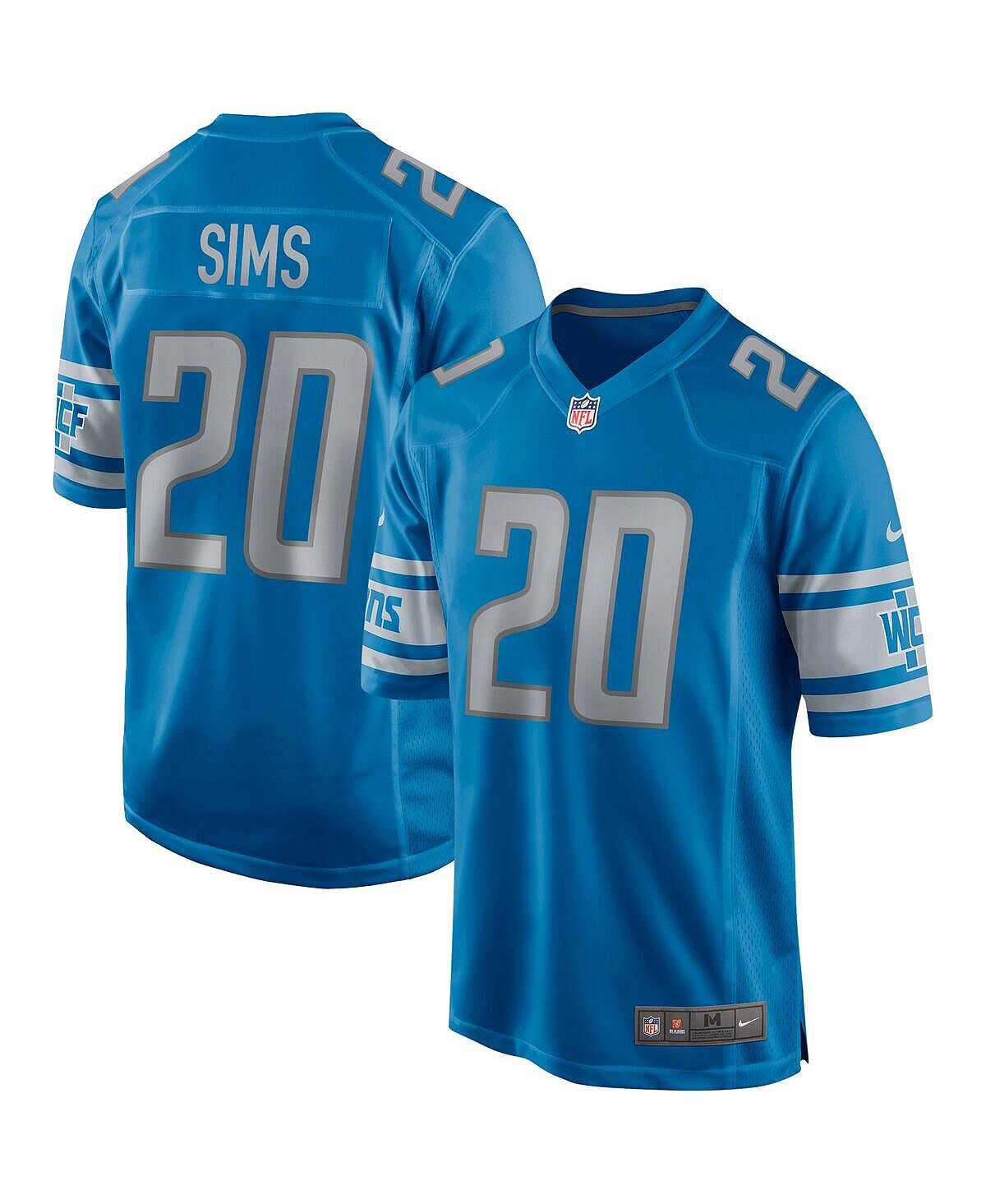 

Мужская синяя майка Billy Sims Detroit Lions Game для пенсионера Nike