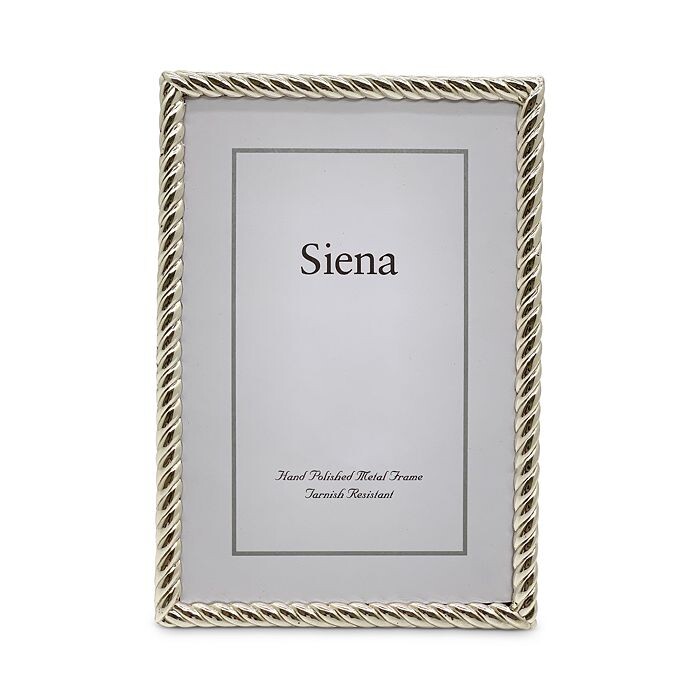 

Рамка для фотографий Siena Silver Rope размером 5 x 7 дюймов, серебряный