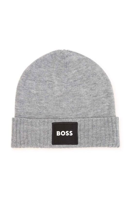 

Детская шапка BOSS из смесовой шерсти, серый