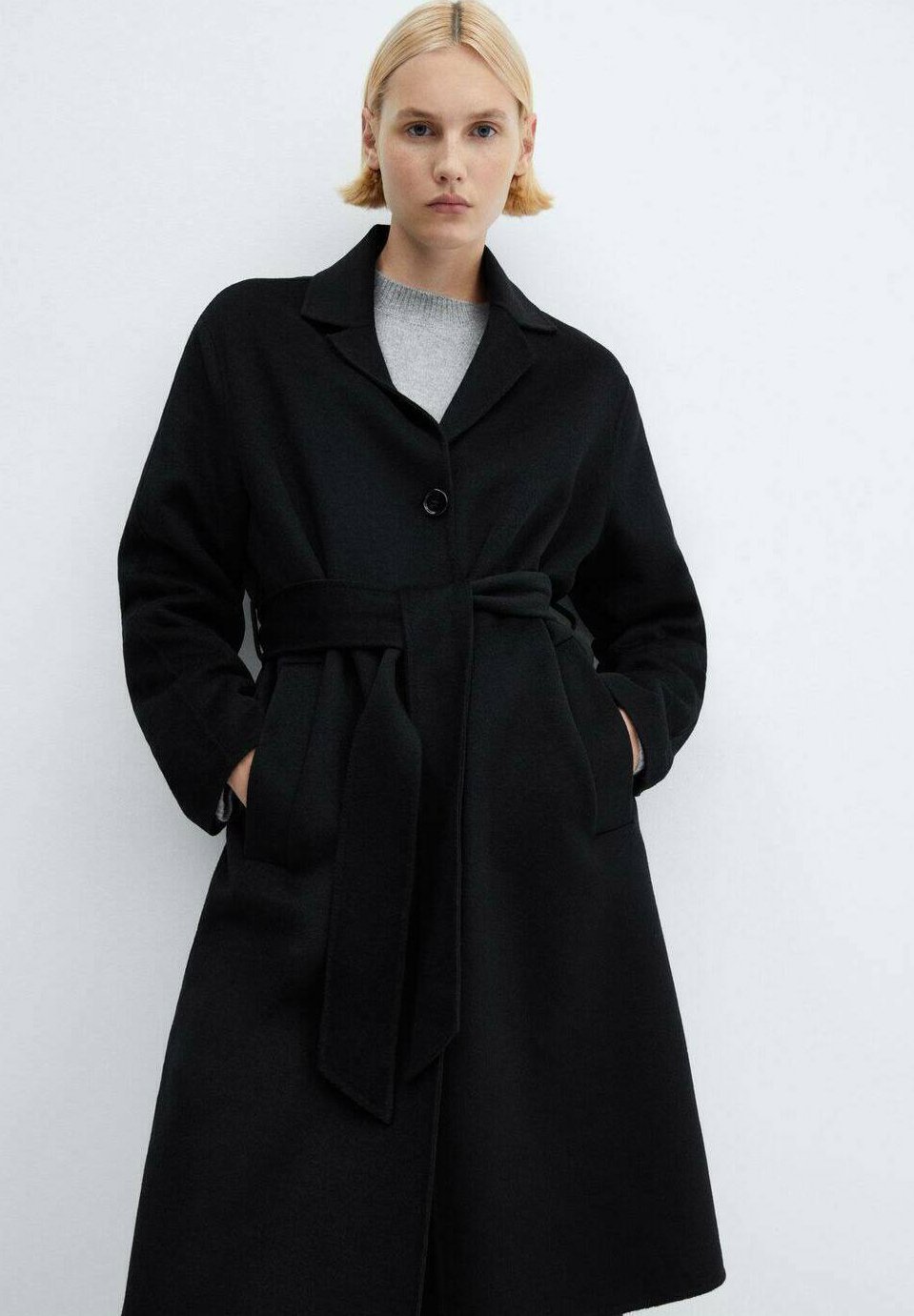 Классическое пальто Cuca Mango, цвет schwarz пальто классическое parisino mango черный