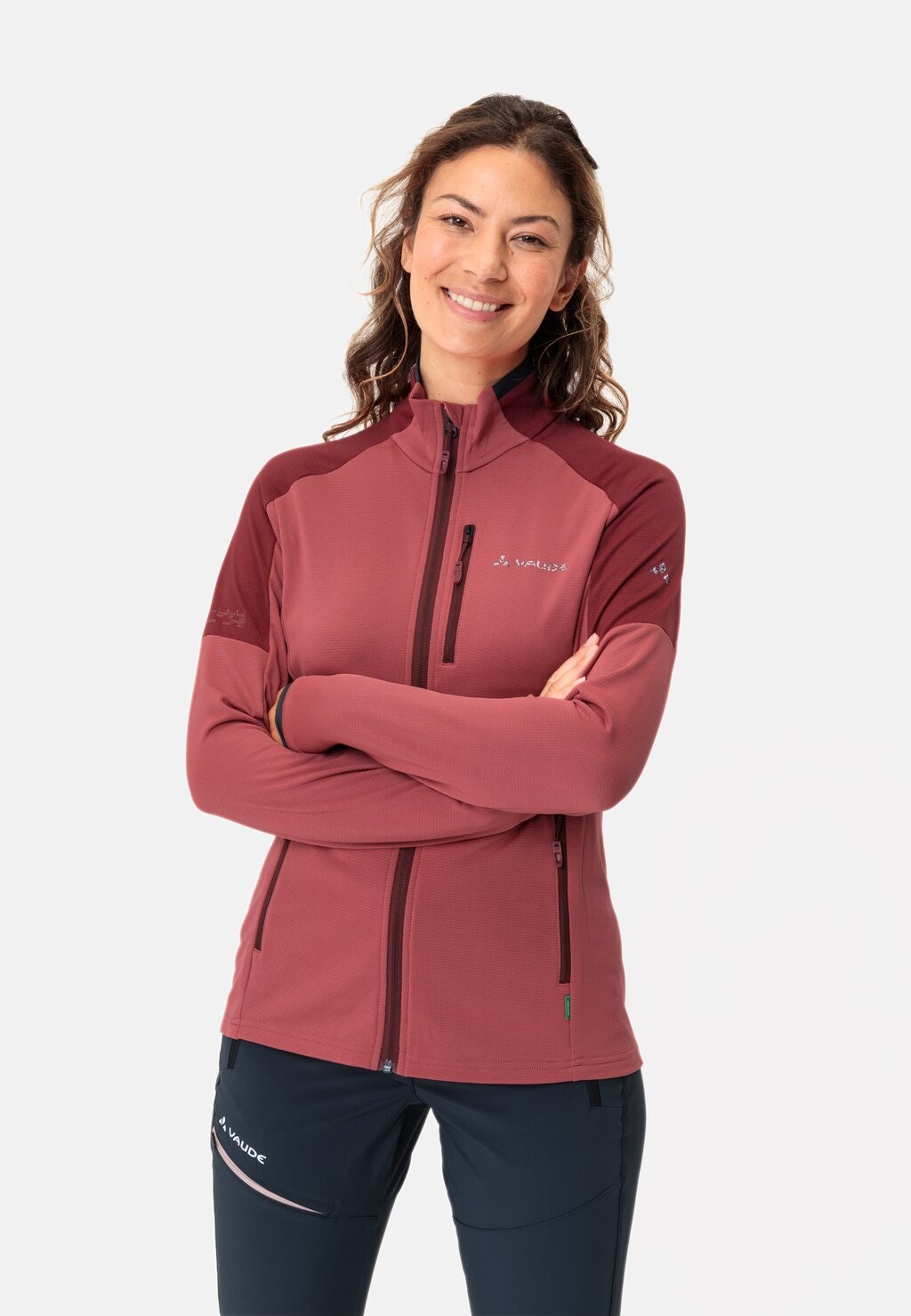 Флисовая куртка WOMENS ELOPE JACKET II Vaude, цвет brick