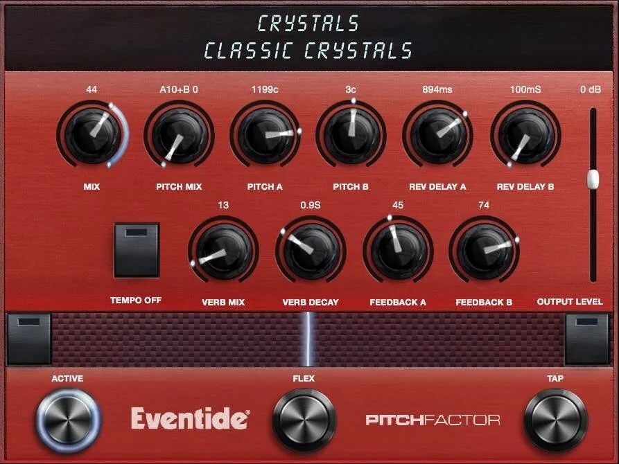 

Двойные реверсивные переключатели высоты тона Eventide Crystals и плагин реверберации