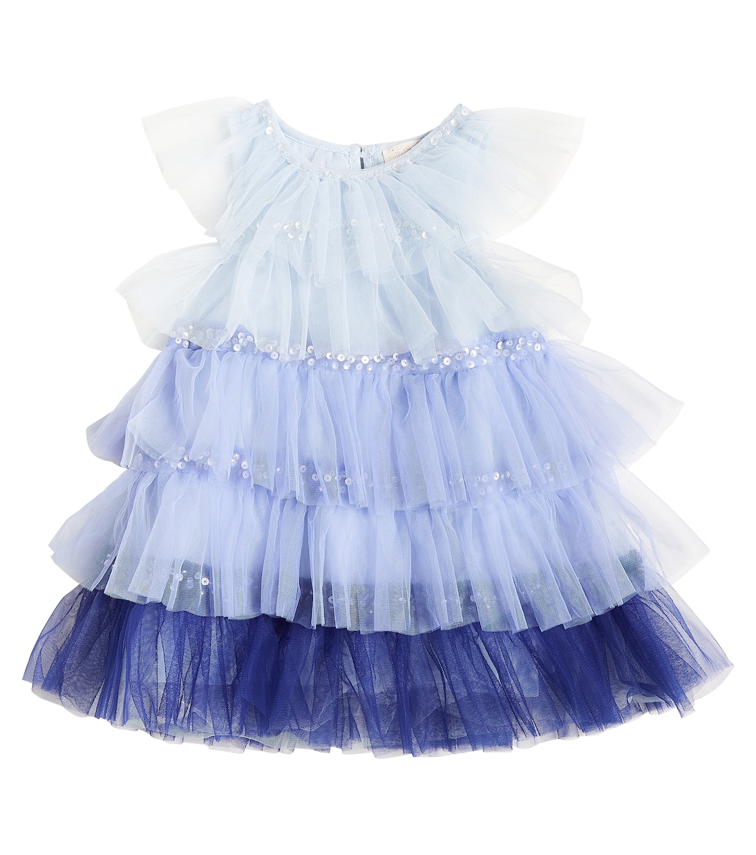 Ярусное платье из тюля baby josette Tutu Du Monde, синий