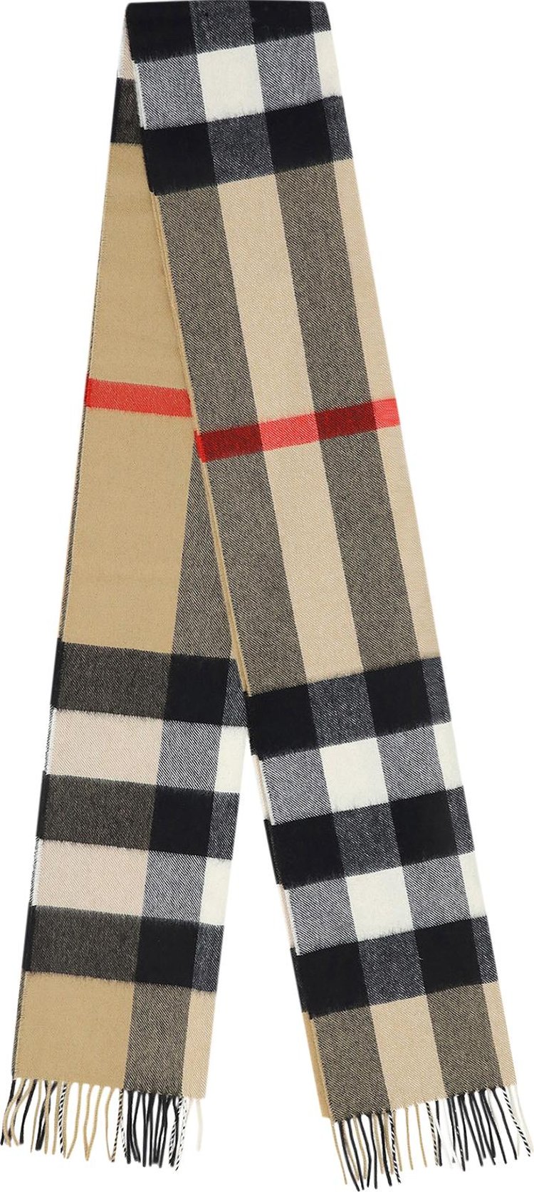 Шарф Burberry Vintage Check Cashmere 'Archive Beige', разноцветный