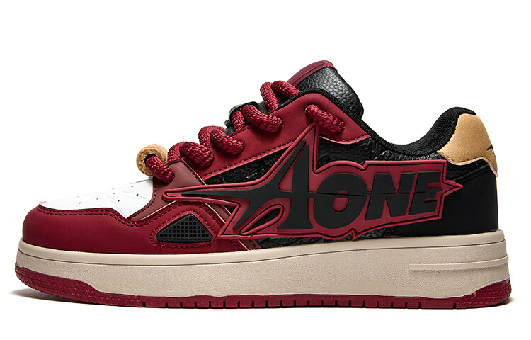 

Кроссовки A1 Skateboarding Shoes Unisex Low-top, черный/красный
