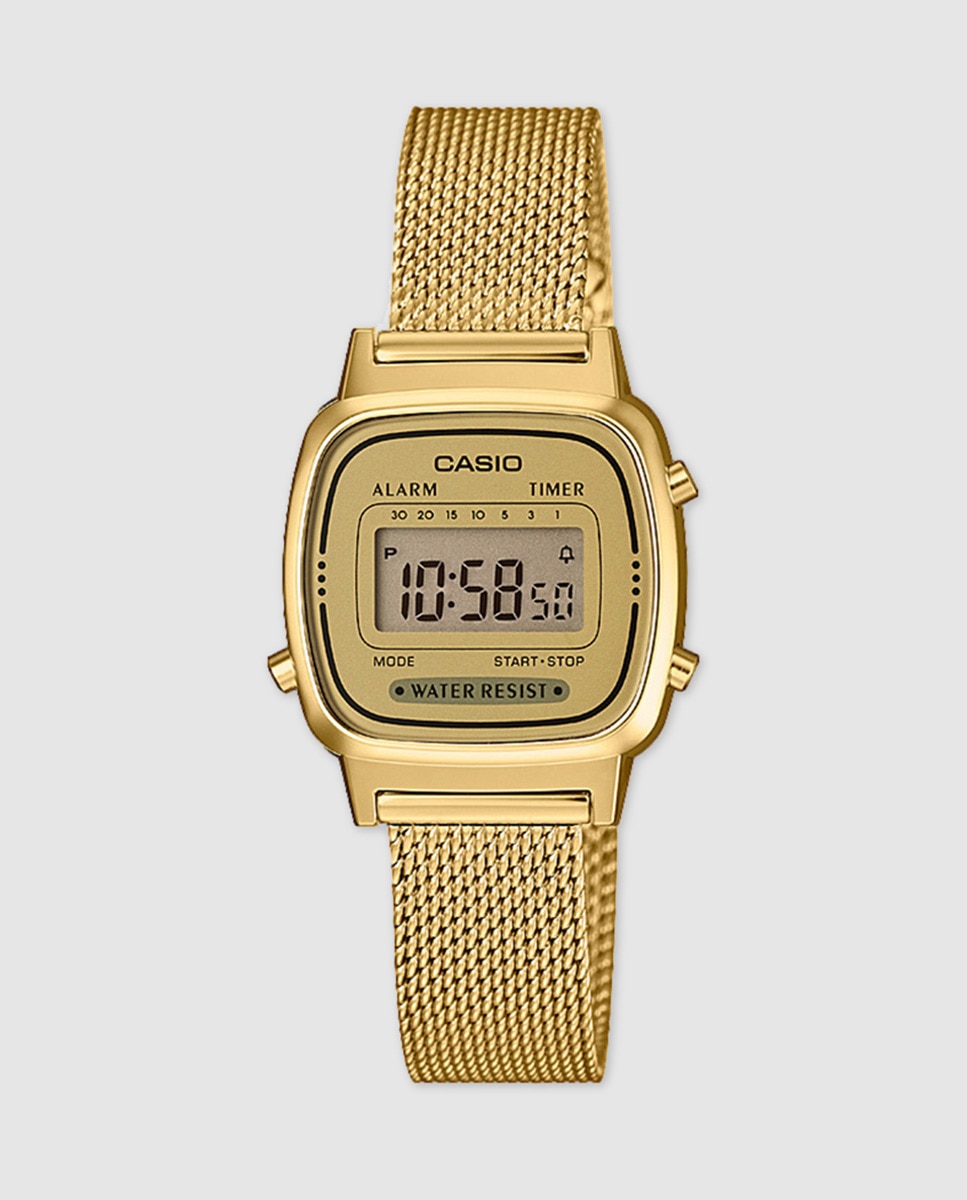 цена Casio Collection LA670WEMY-9EF Винтажные женские часы из стали Casio, золотой