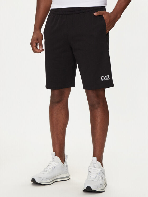 

Спортивные шорты regular fit Ea7 Emporio Armani, черный