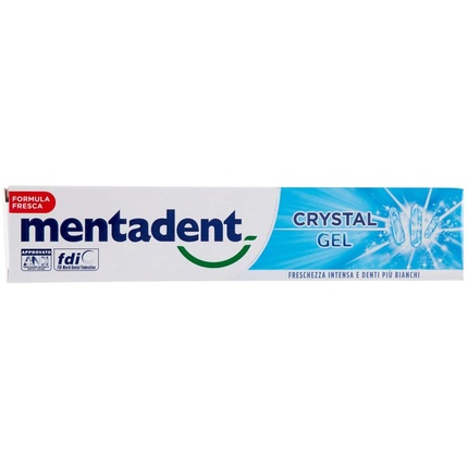 Crystal Gel Освежающая отбеливающая зубная паста 75мл, Mentadent