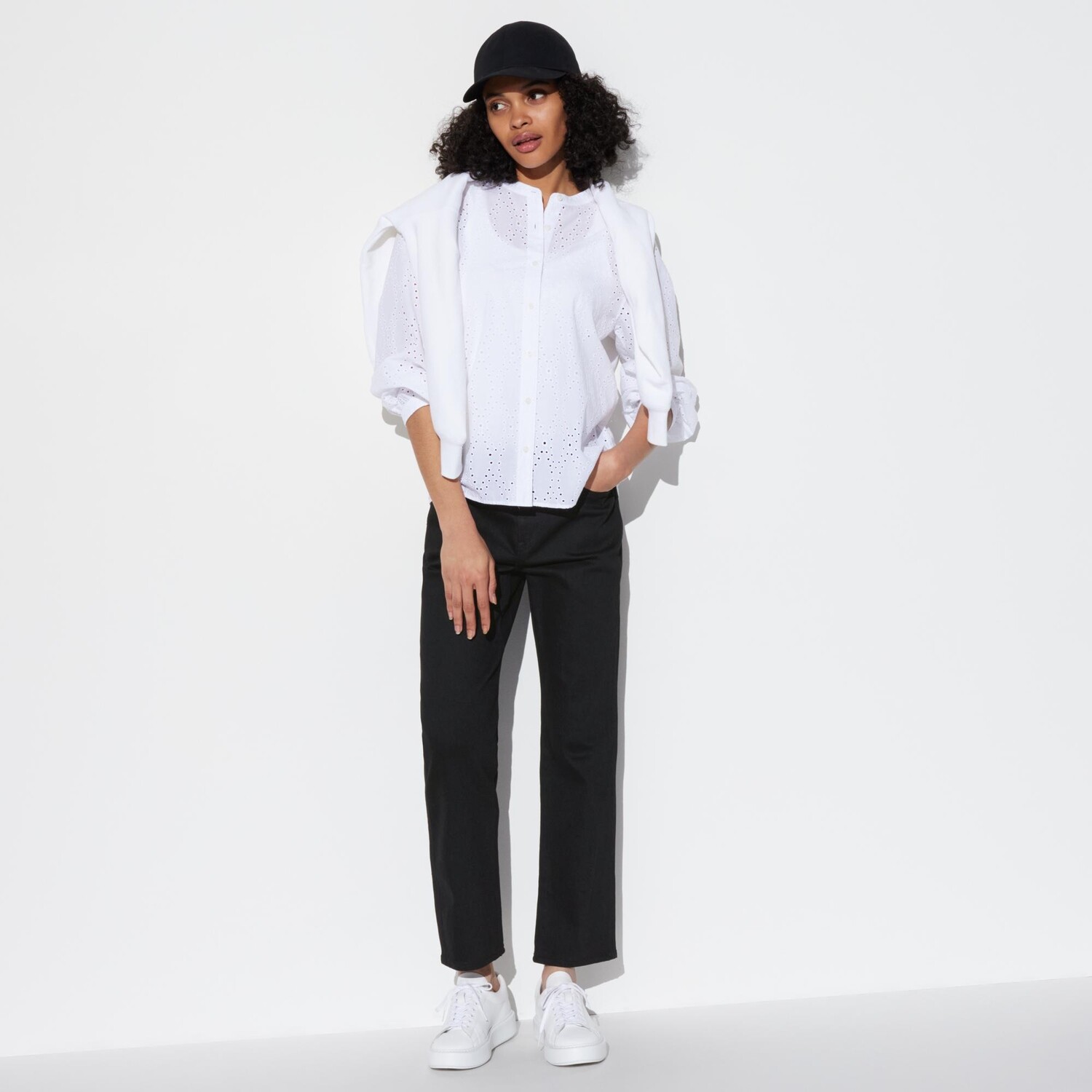 

Джинсы Uniqlo женские узкого кроя, черный