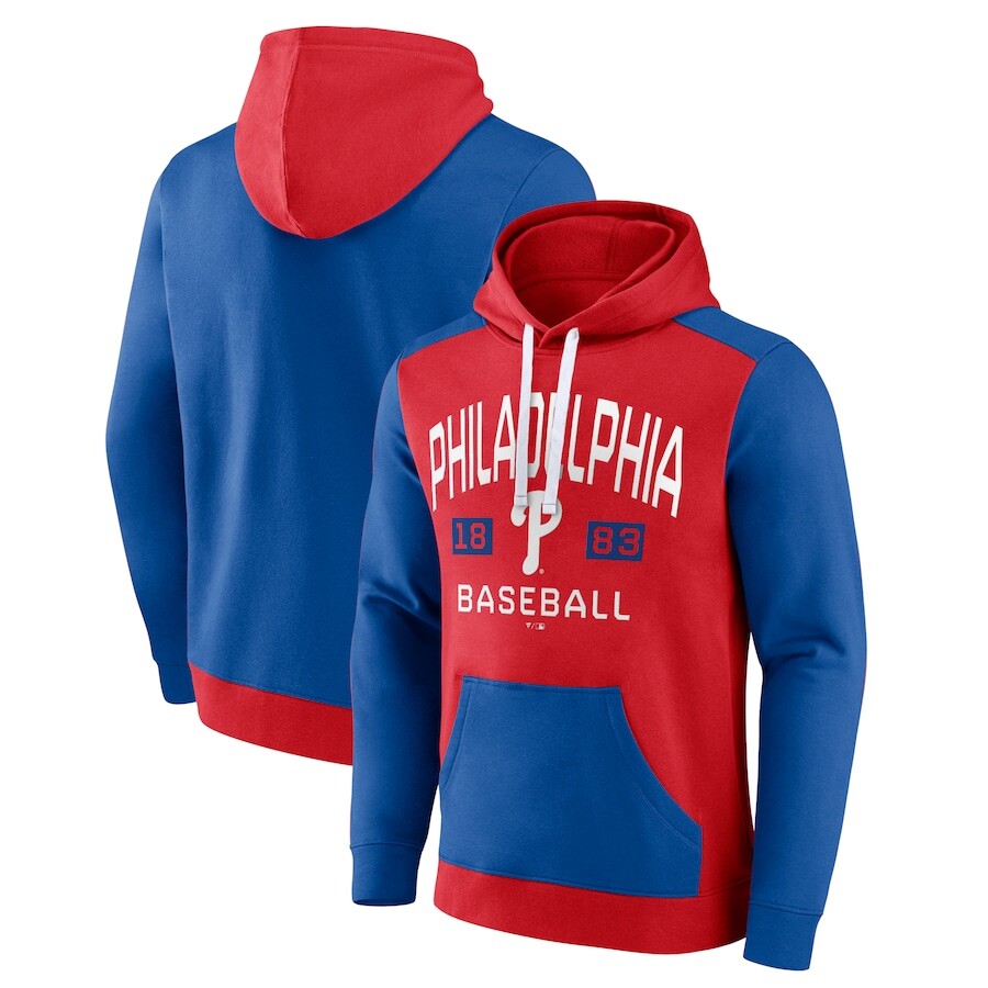 

Пуловер с капюшоном Fanatics Branded Philadelphia Phillies, красный