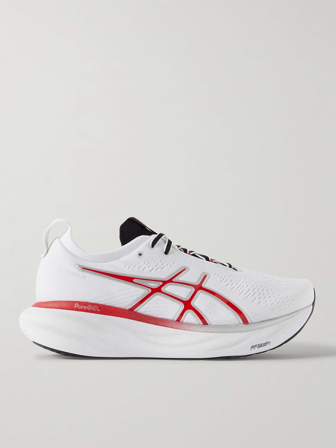 

Кроссовки GEL-NIMBUS 25 с сетчатой прорезиненной отделкой ASICS, белый