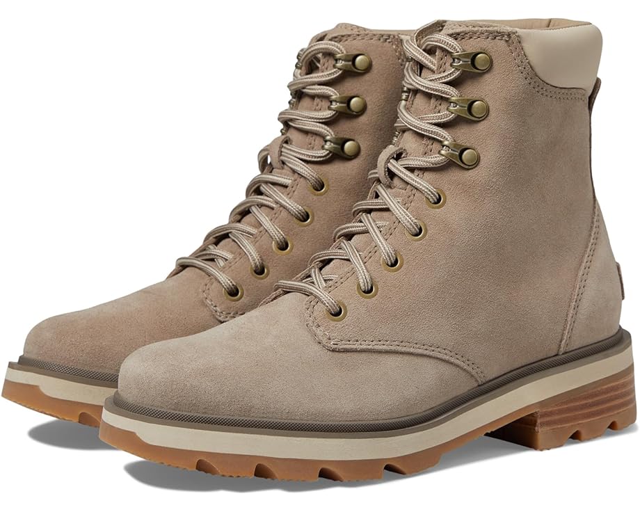 Ботинки SOREL Lennox Lace STKD Waterproof, цвет Omega Taupe/Gum 2