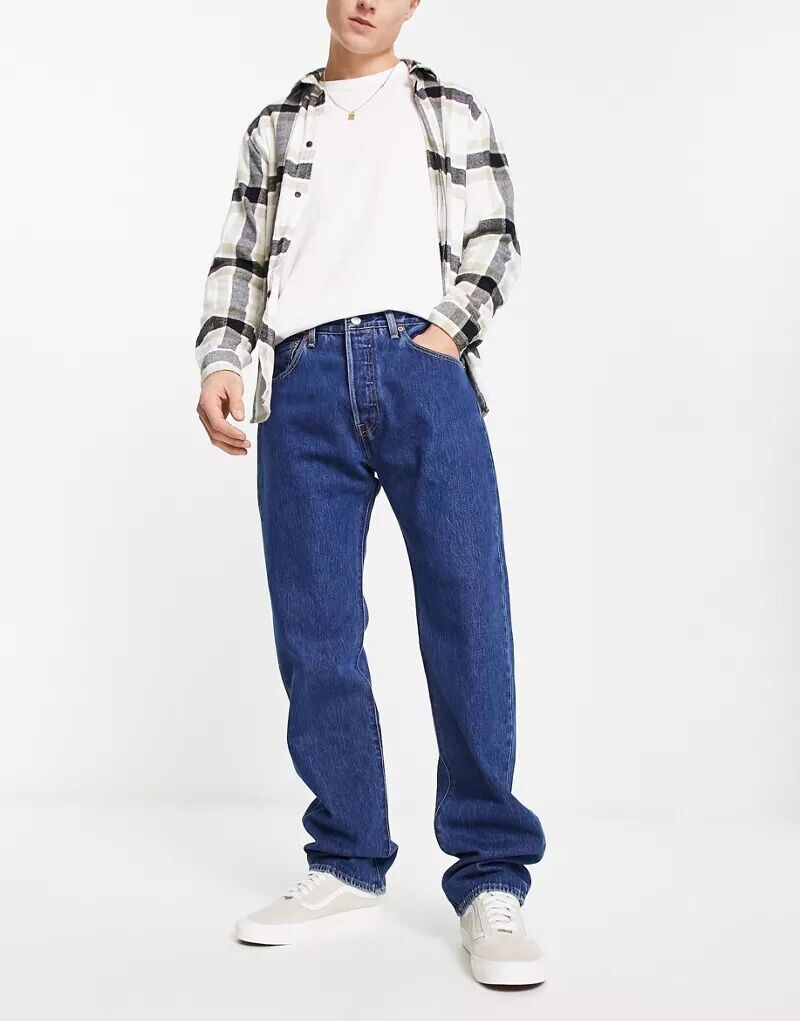 

Темно-синие джинсы прямого кроя Levi's 501 '93