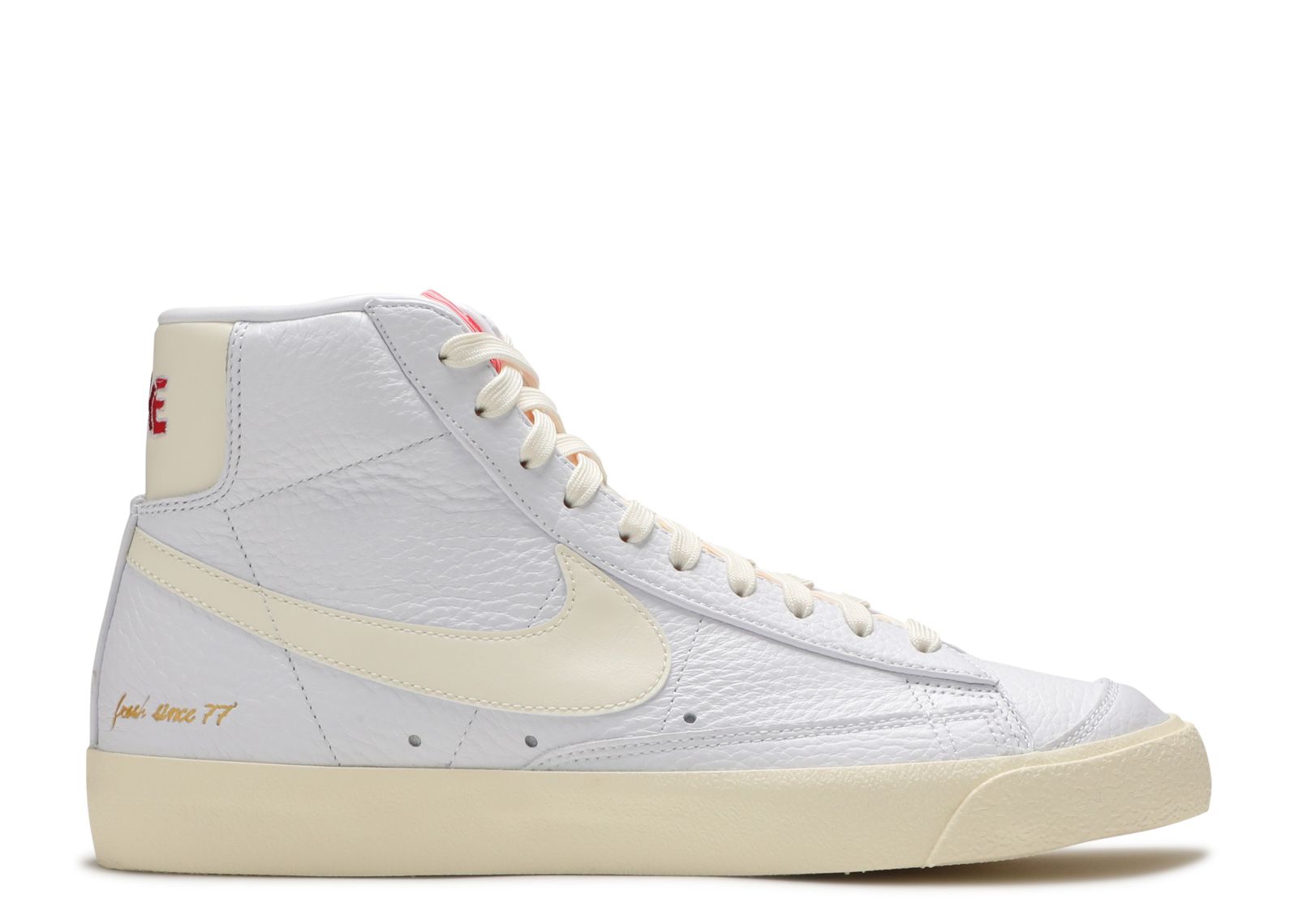 Кроссовки Nike Blazer Mid '77 Vintage 'Popcorn', белый лимитированные кроссовки nike blazer mid 77 vintage white lemon wash белый