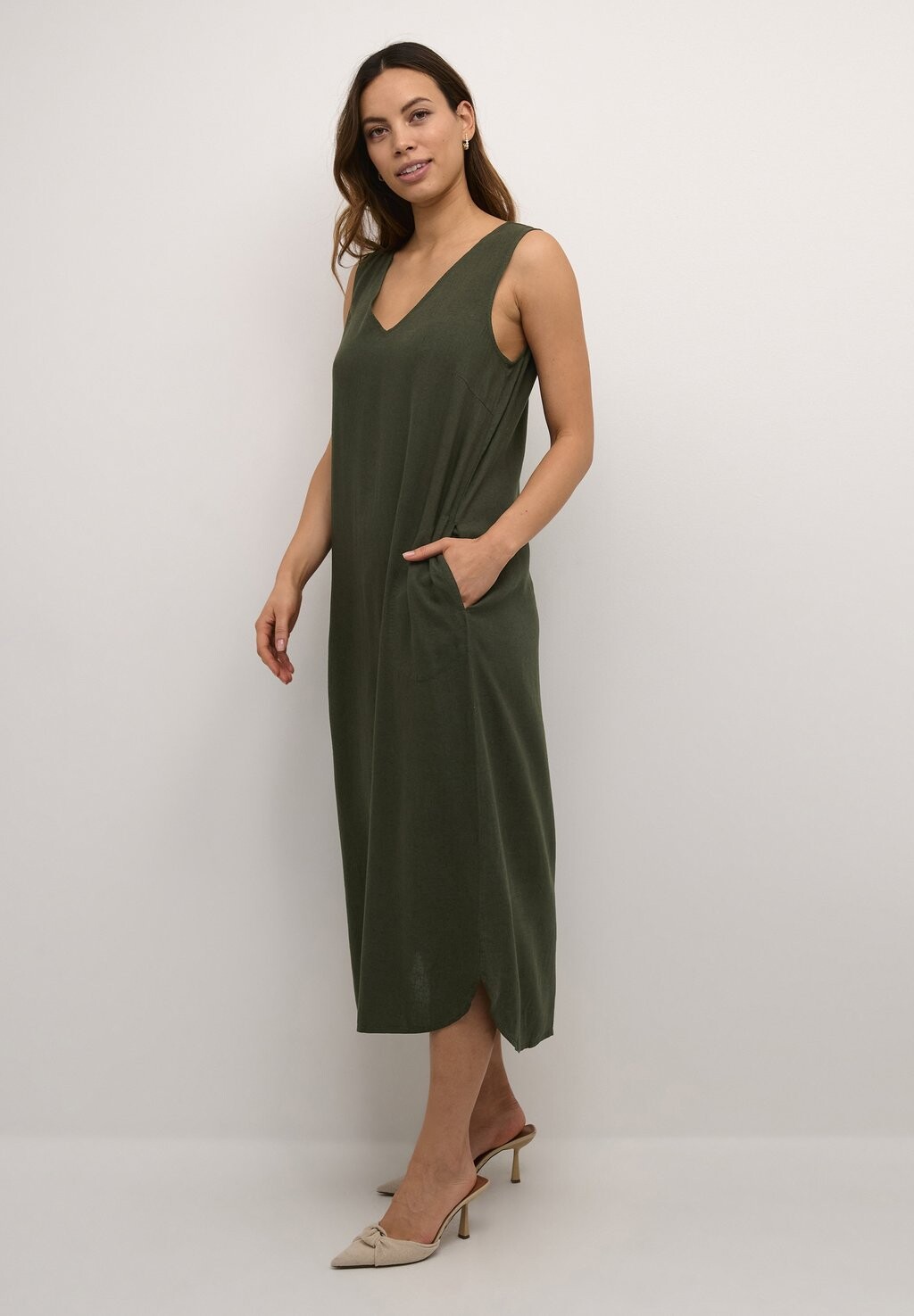 

Повседневное платье MILIA SLEEVELESS Kaffe, зеленый